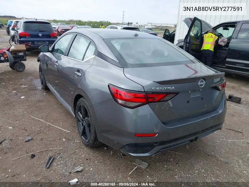 2024 Nissan Sentra Sr VIN: 3N1AB8DV5RY277591 Lot: 40260165