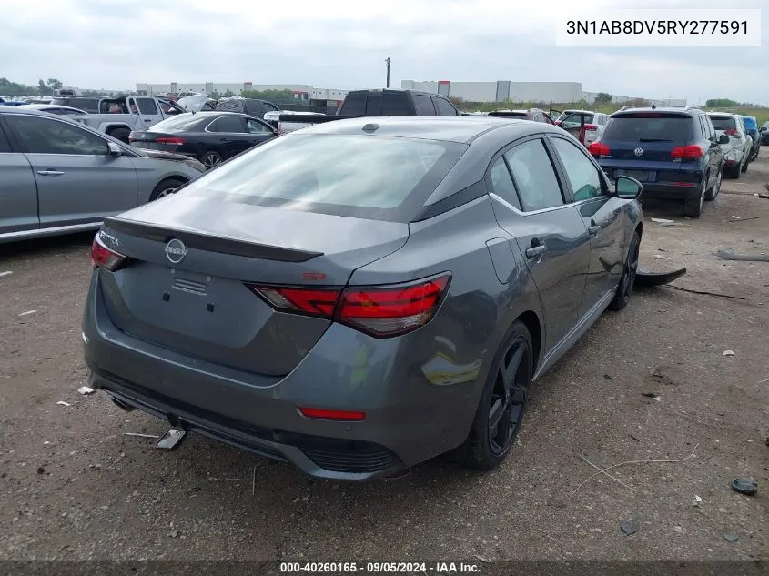 2024 Nissan Sentra Sr VIN: 3N1AB8DV5RY277591 Lot: 40260165