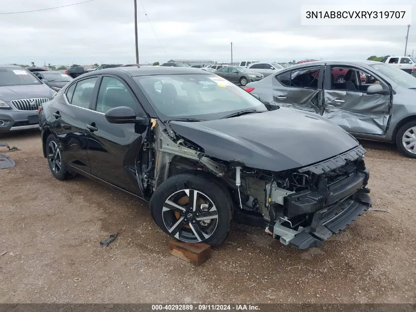 2024 Nissan Sentra Sv Xtronic Cvt VIN: 3N1AB8CVXRY319707 Lot: 40292889