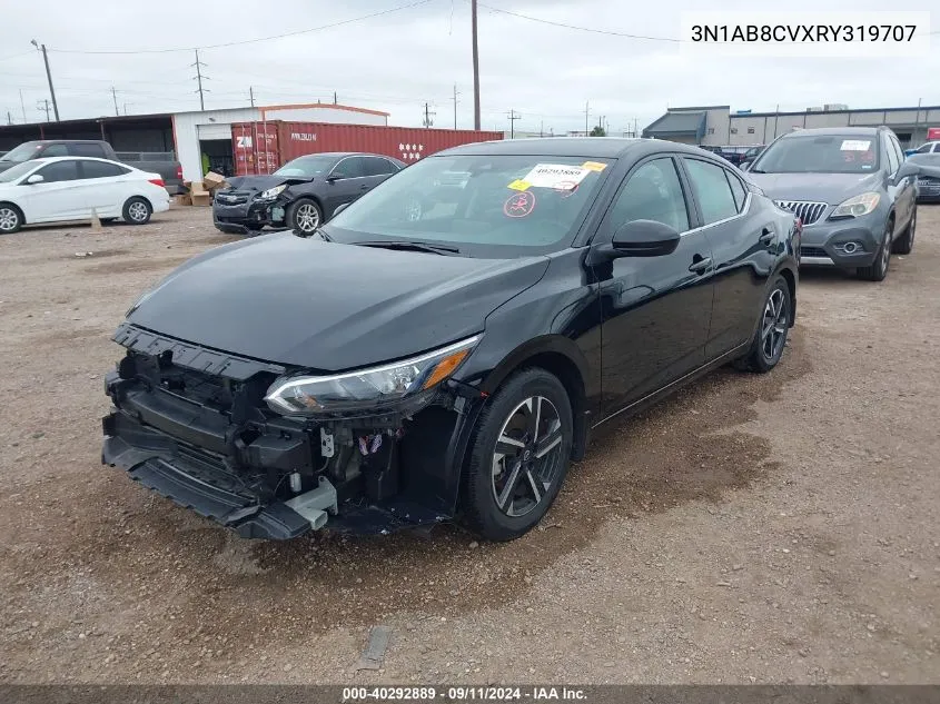 2024 Nissan Sentra Sv Xtronic Cvt VIN: 3N1AB8CVXRY319707 Lot: 40292889