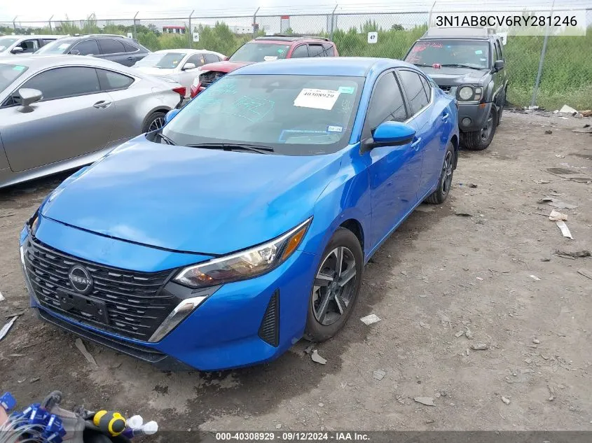 2024 Nissan Sentra Sv VIN: 3N1AB8CV6RY281246 Lot: 40308929