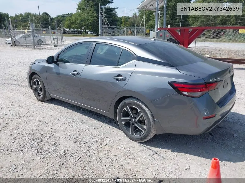 3N1AB8CV2RY342639 2024 Nissan Sentra Sv Xtronic Cvt