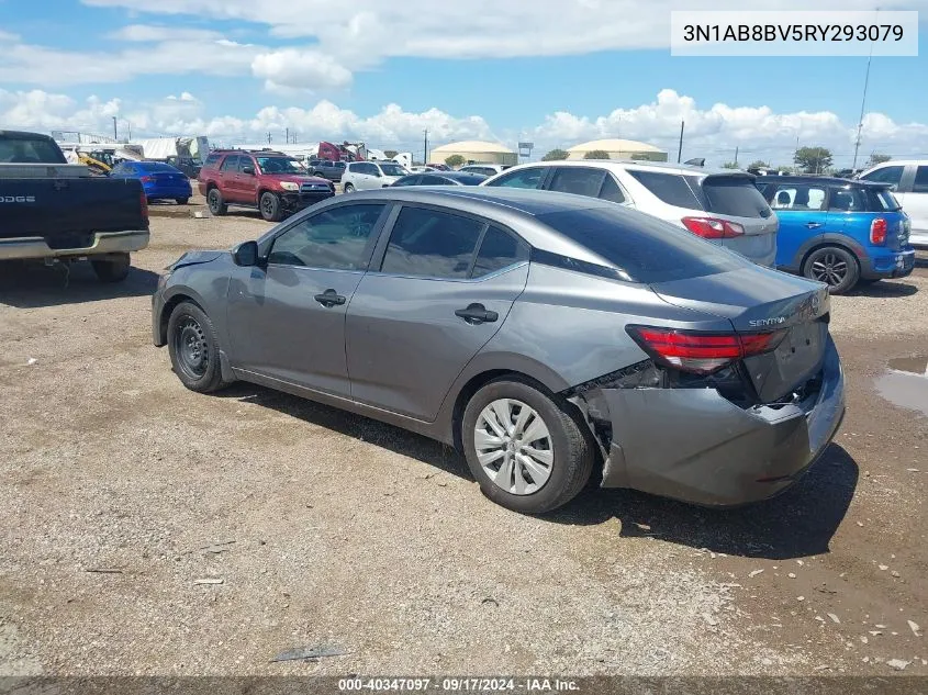 2024 Nissan Sentra S Xtronic Cvt VIN: 3N1AB8BV5RY293079 Lot: 40347097