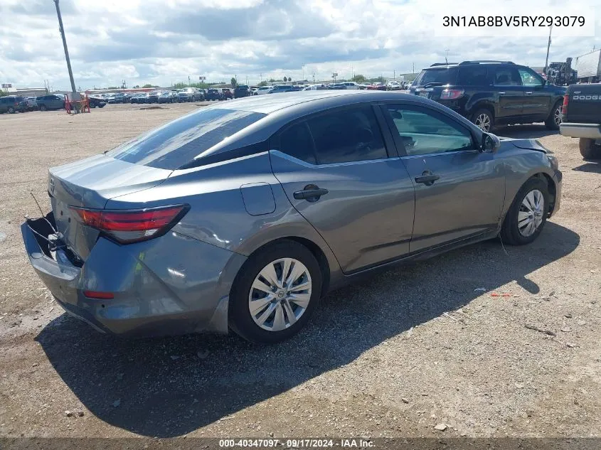 2024 Nissan Sentra S Xtronic Cvt VIN: 3N1AB8BV5RY293079 Lot: 40347097