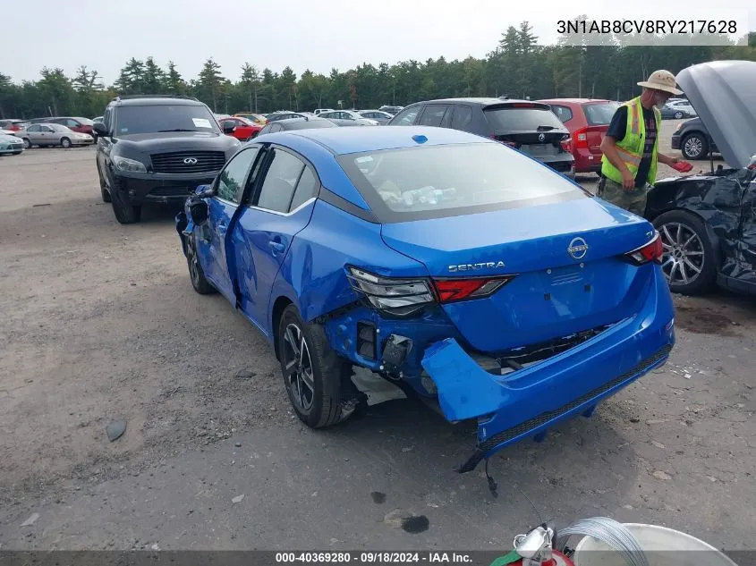 3N1AB8CV8RY217628 2024 Nissan Sentra Sv Xtronic Cvt