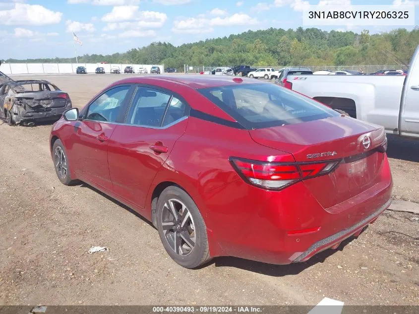 2024 Nissan Sentra Sv Xtronic Cvt VIN: 3N1AB8CV1RY206325 Lot: 40390493