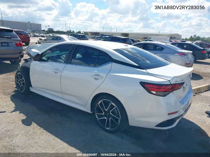 2024 Nissan Sentra Sr Xtronic Cvt VIN: 3N1AB8DV2RY283056 Lot: 40406497