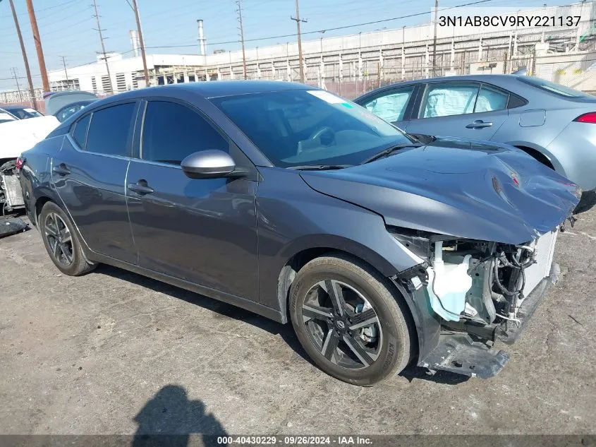 2024 Nissan Sentra Sv VIN: 3N1AB8CV9RY221137 Lot: 40430229