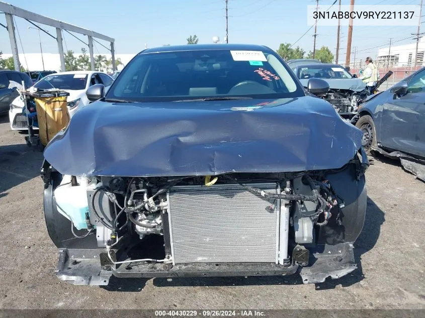 2024 Nissan Sentra Sv VIN: 3N1AB8CV9RY221137 Lot: 40430229