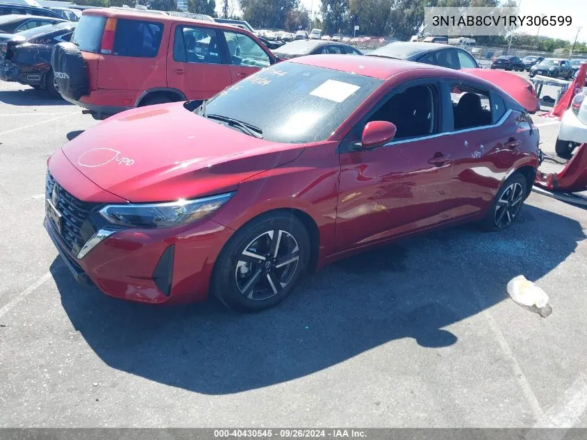 3N1AB8CV1RY306599 2024 Nissan Sentra Sv Xtronic Cvt