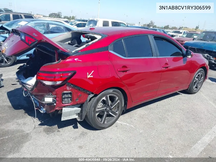 3N1AB8CV1RY306599 2024 Nissan Sentra Sv Xtronic Cvt