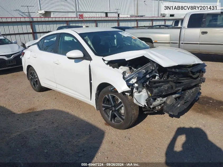 3N1AB8CV8RY201431 2024 Nissan Sentra Sv Xtronic Cvt