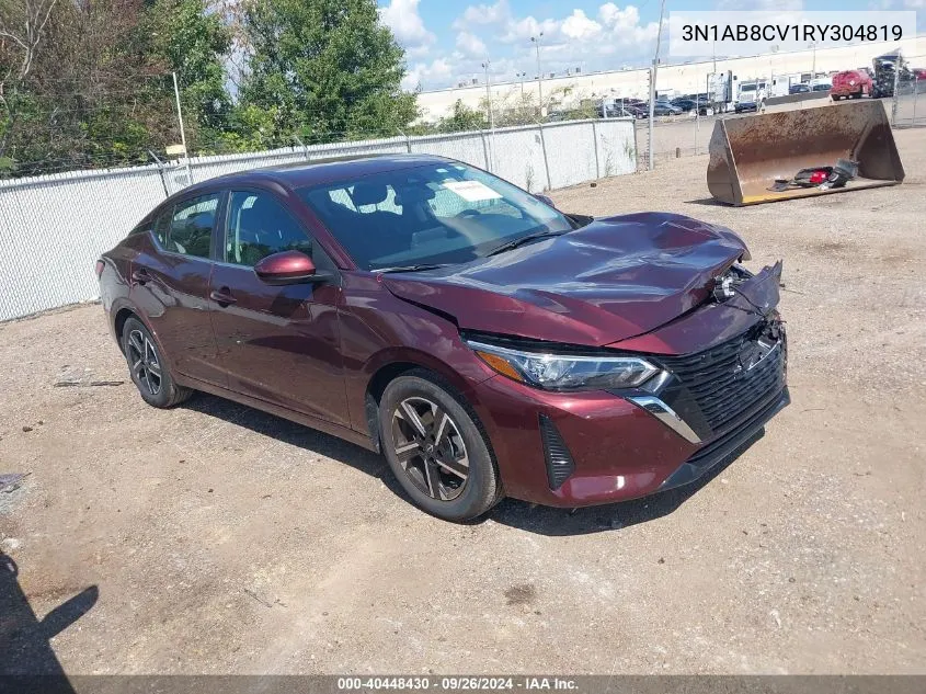 2024 Nissan Sentra Sv Xtronic Cvt VIN: 3N1AB8CV1RY304819 Lot: 40448430