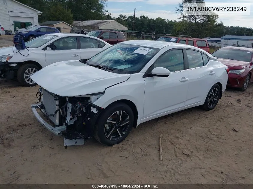 2024 Nissan Sentra Sv Xtronic Cvt VIN: 3N1AB8CV6RY238249 Lot: 40487415