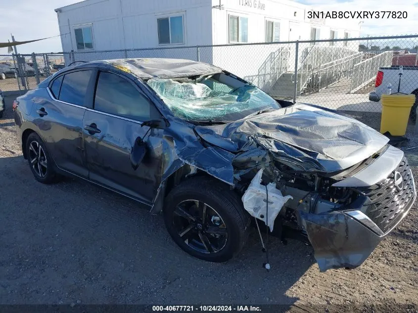 2024 Nissan Sentra Sv VIN: 3N1AB8CVXRY377820 Lot: 40677721