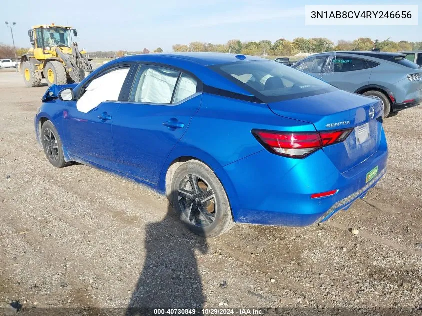 2024 Nissan Sentra Sv Xtronic Cvt VIN: 3N1AB8CV4RY246656 Lot: 40730849