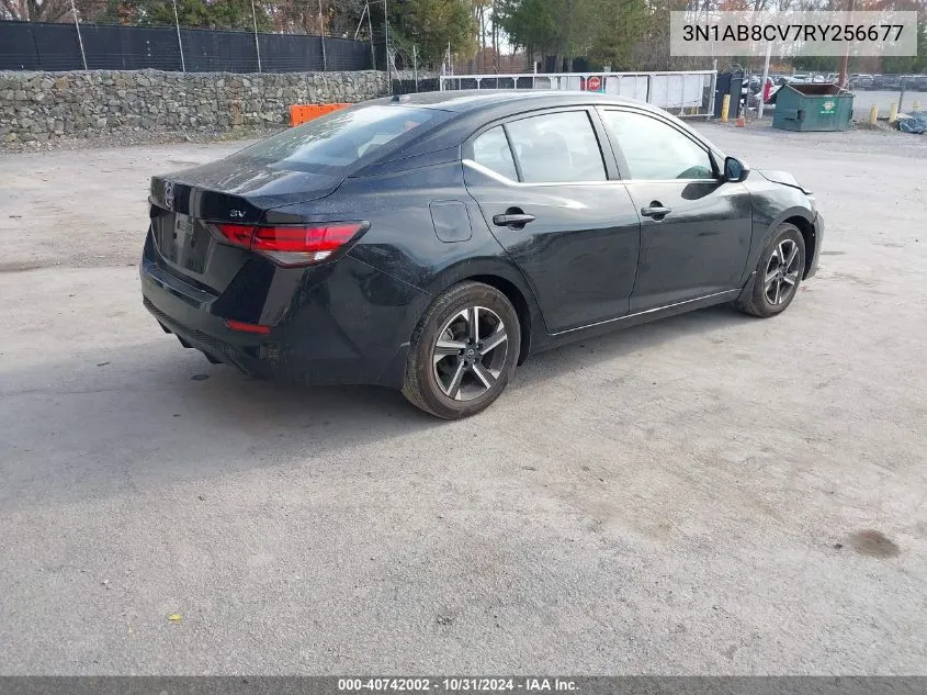 2024 Nissan Sentra Sv Xtronic Cvt VIN: 3N1AB8CV7RY256677 Lot: 40742002