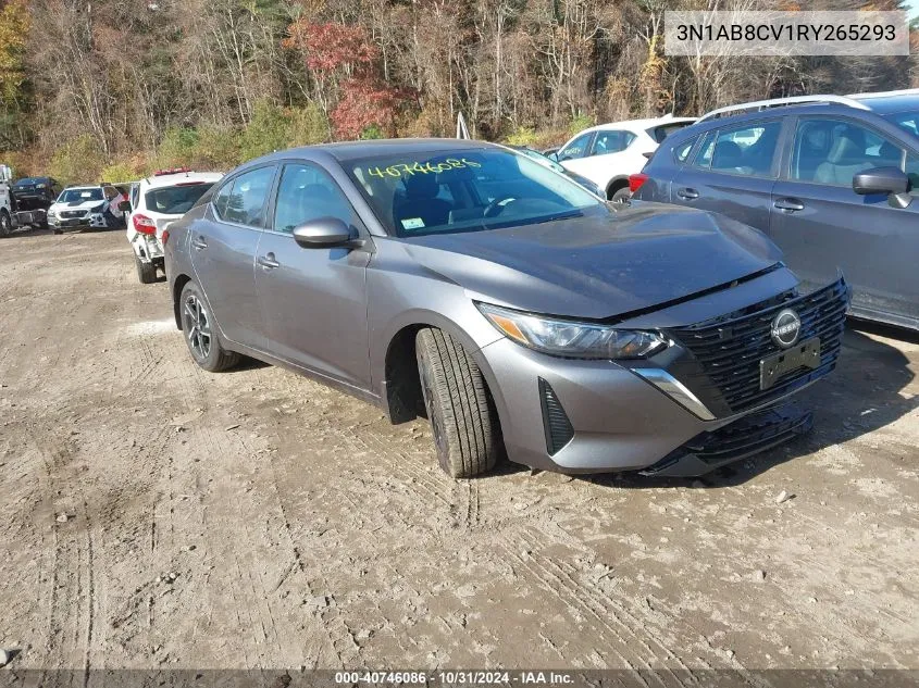 3N1AB8CV1RY265293 2024 Nissan Sentra Sv Xtronic Cvt