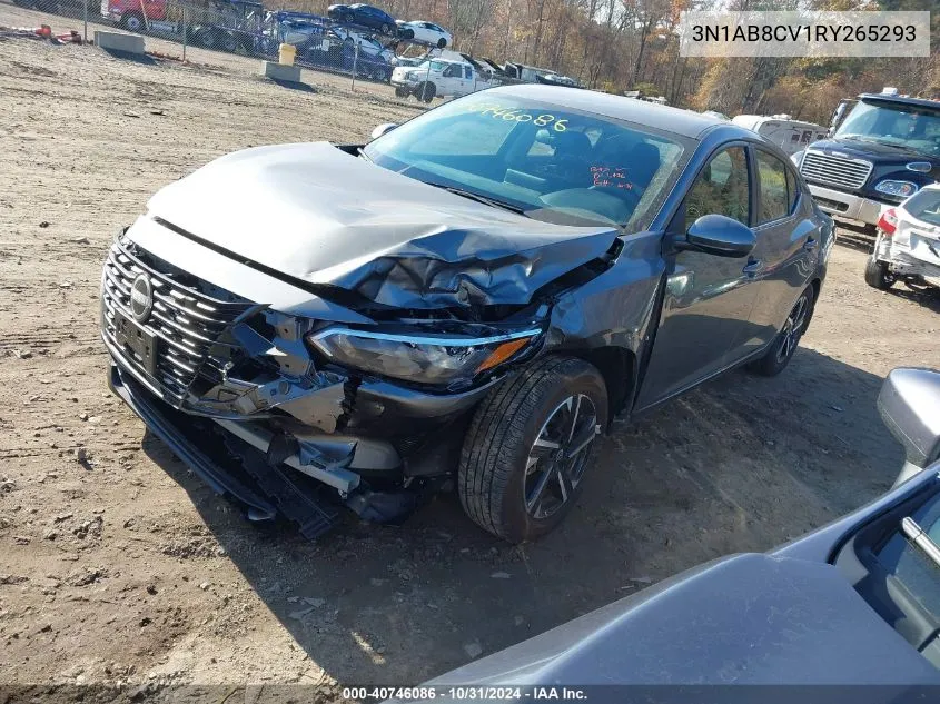 3N1AB8CV1RY265293 2024 Nissan Sentra Sv Xtronic Cvt