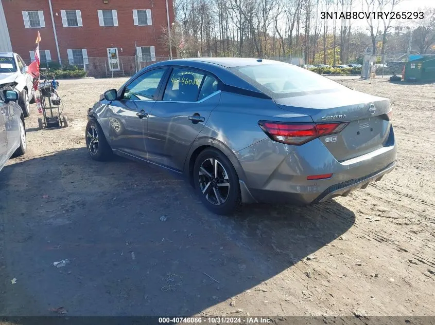 3N1AB8CV1RY265293 2024 Nissan Sentra Sv Xtronic Cvt