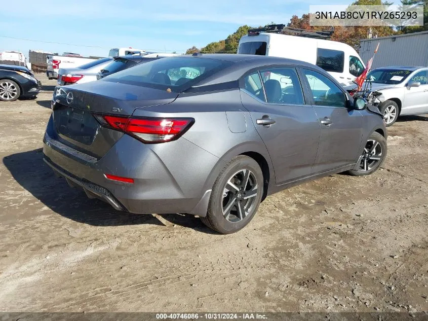 3N1AB8CV1RY265293 2024 Nissan Sentra Sv Xtronic Cvt