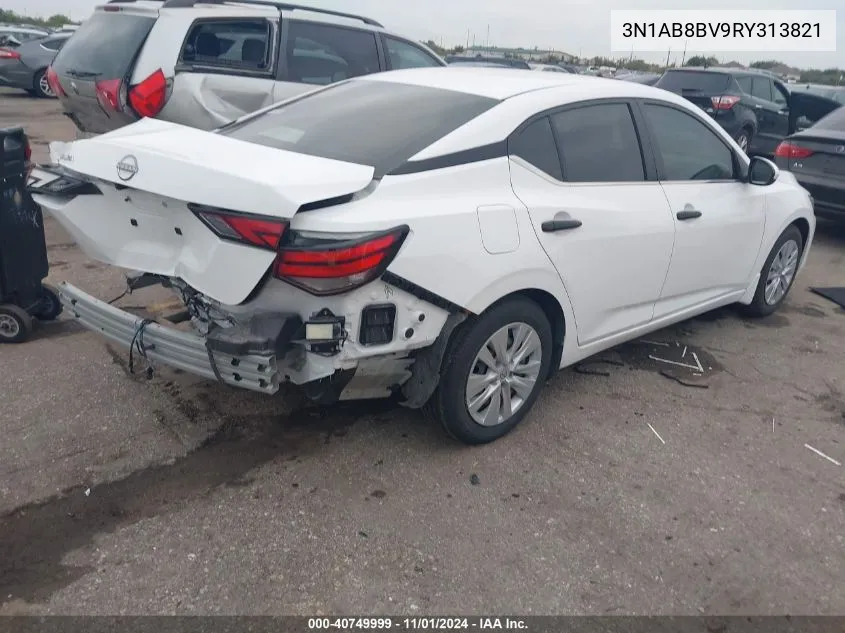 2024 Nissan Sentra S Xtronic Cvt VIN: 3N1AB8BV9RY313821 Lot: 40749999