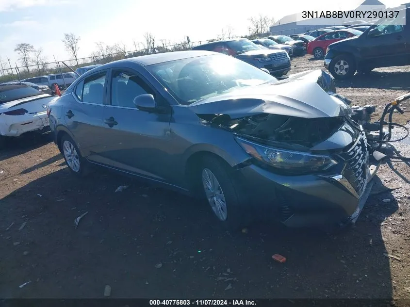 2024 Nissan Sentra S Xtronic Cvt VIN: 3N1AB8BV0RY290137 Lot: 40775803