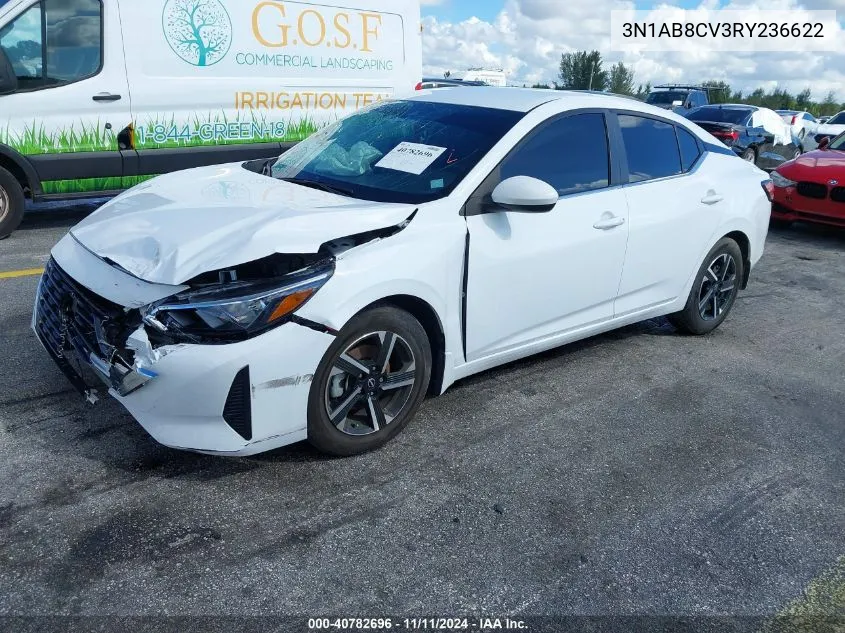 2024 Nissan Sentra Sv Xtronic Cvt VIN: 3N1AB8CV3RY236622 Lot: 40782696