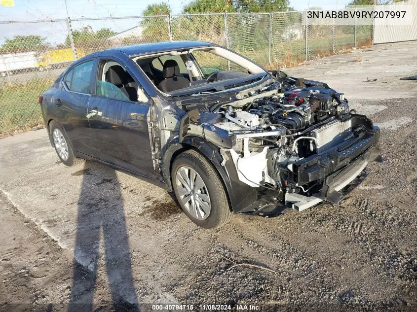 2024 Nissan Sentra S Xtronic Cvt VIN: 3N1AB8BV9RY207997 Lot: 40794715