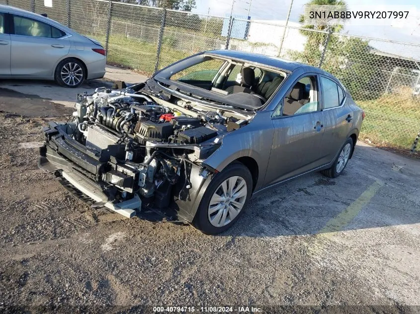 2024 Nissan Sentra S Xtronic Cvt VIN: 3N1AB8BV9RY207997 Lot: 40794715