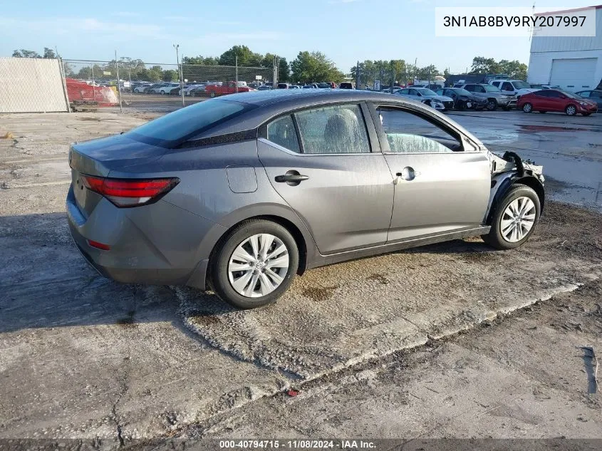 2024 Nissan Sentra S Xtronic Cvt VIN: 3N1AB8BV9RY207997 Lot: 40794715