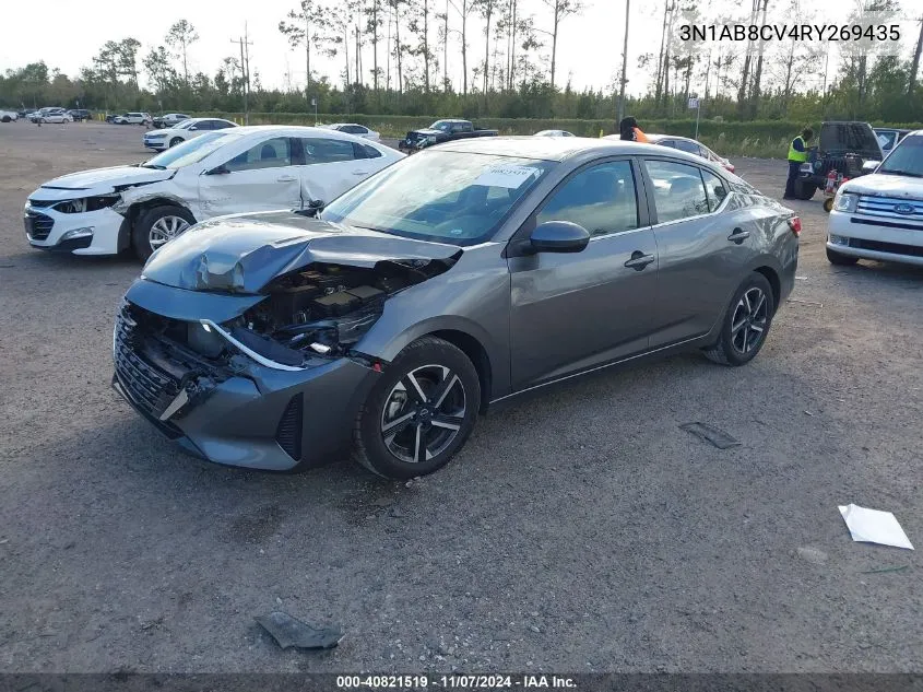 2024 Nissan Sentra Sv Xtronic Cvt VIN: 3N1AB8CV4RY269435 Lot: 40821519