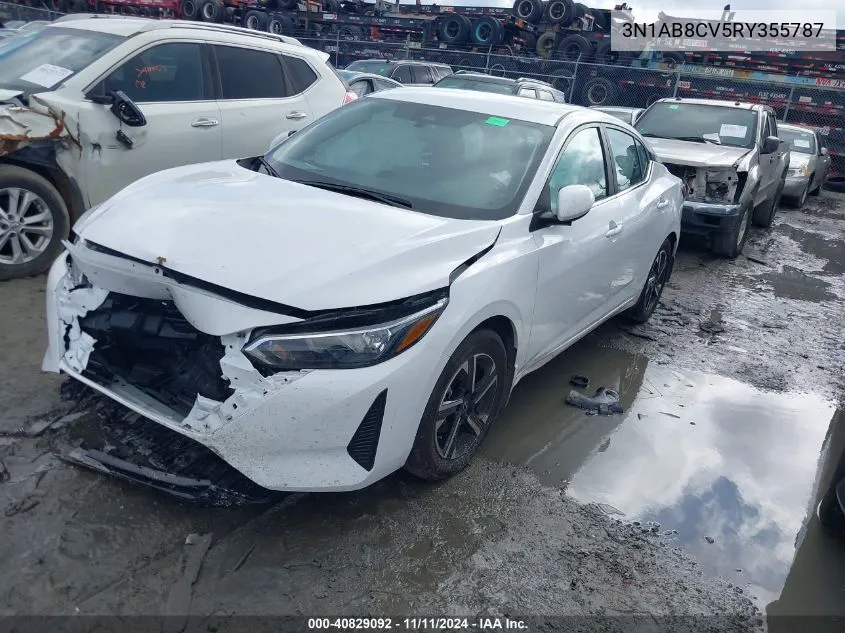 2024 Nissan Sentra Sv Xtronic Cvt VIN: 3N1AB8CV5RY355787 Lot: 40829092