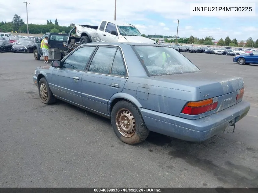 1991 Nissan Stanza VIN: JN1FU21P4MT30225 Lot: 40598975