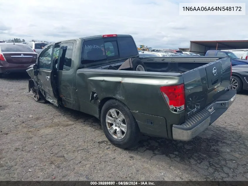 1N6AA06A64N548172 2004 Nissan Titan Se