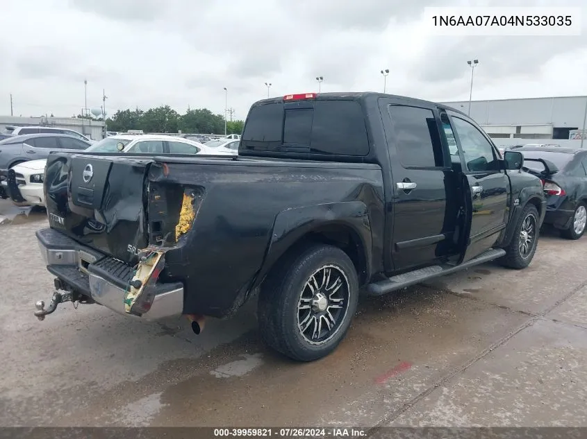 1N6AA07A04N533035 2004 Nissan Titan Le