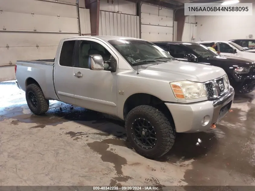 2004 Nissan Titan Le VIN: 1N6AA06B44N588095 Lot: 40342235