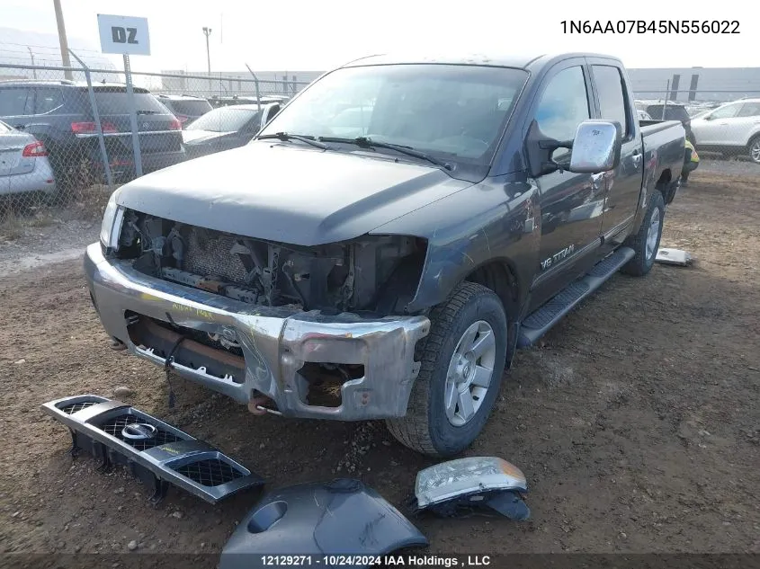 1N6AA07B45N556022 2005 Nissan Titan Xe/Se/Le