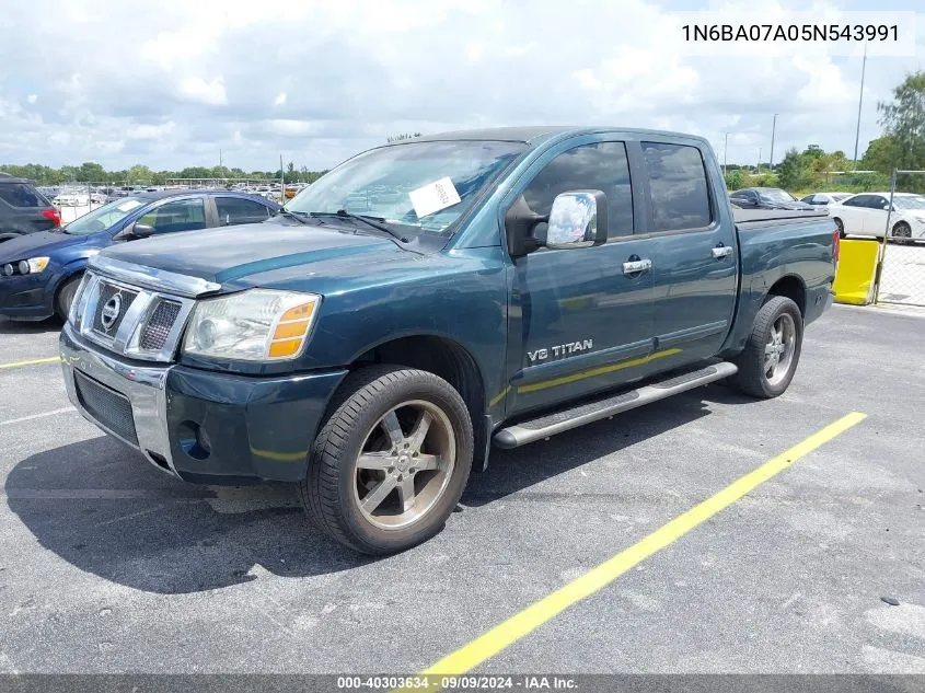 1N6BA07A05N543991 2005 Nissan Titan Le