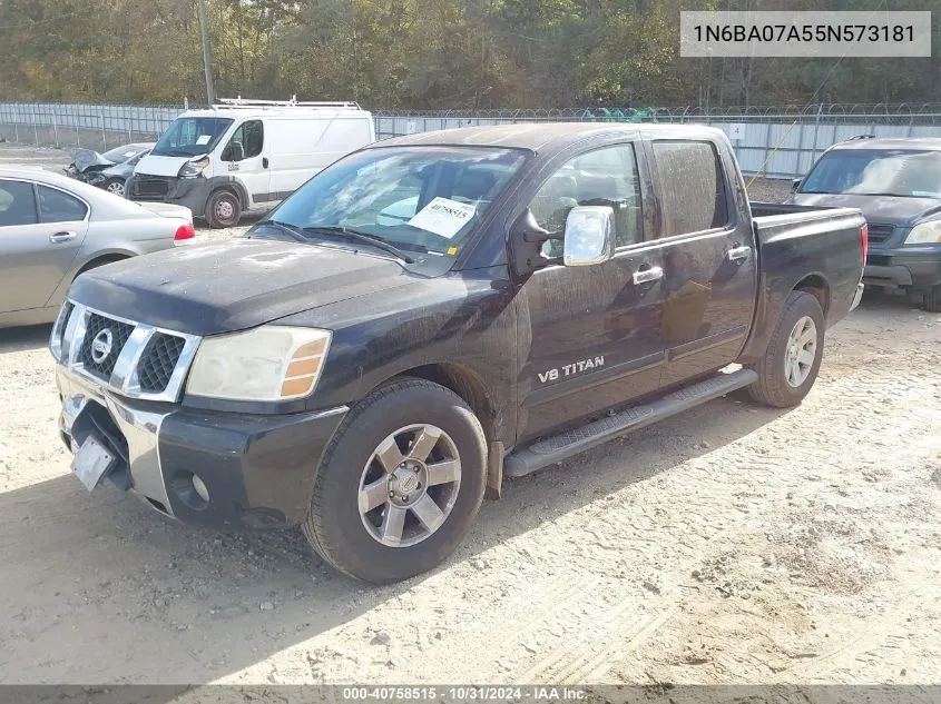 1N6BA07A55N573181 2005 Nissan Titan Le