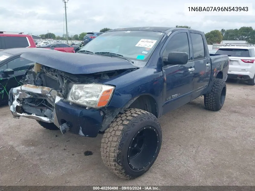 1N6BA07A96N543943 2006 Nissan Titan Se