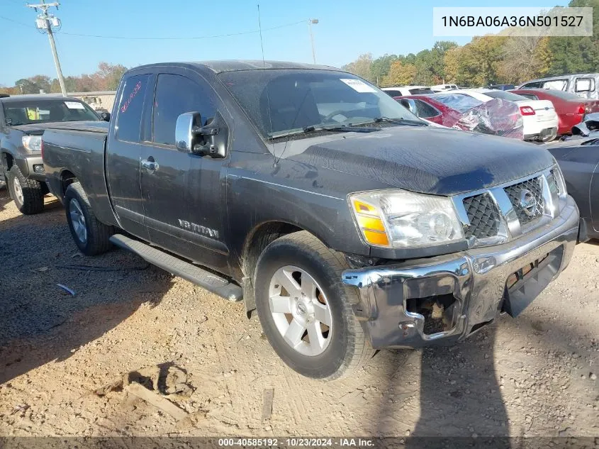 2006 Nissan Titan Le VIN: 1N6BA06A36N501527 Lot: 40585192