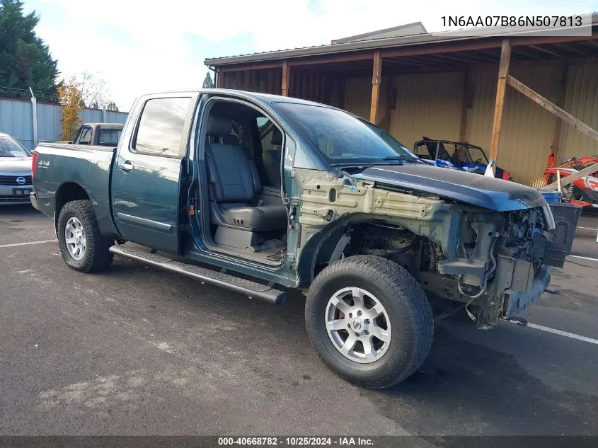 1N6AA07B86N507813 2006 Nissan Titan Le