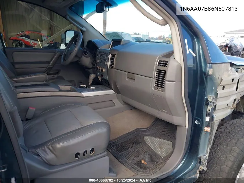 1N6AA07B86N507813 2006 Nissan Titan Le