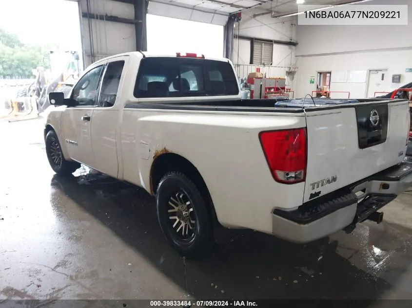 1N6BA06A77N209221 2007 Nissan Titan Xe