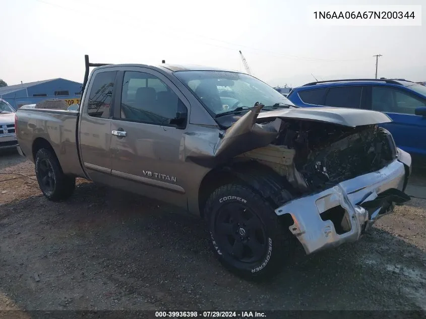 1N6AA06A67N200344 2007 Nissan Titan Se