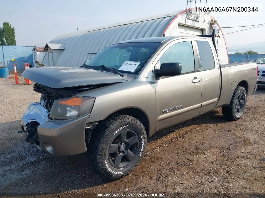 1N6AA06A67N200344 2007 Nissan Titan Se