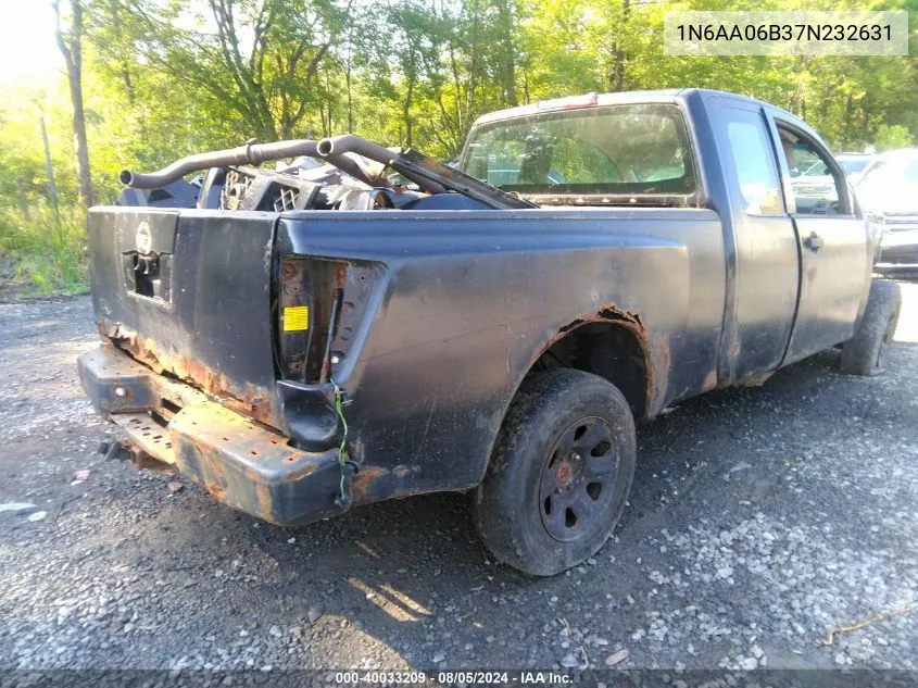 1N6AA06B37N232631 2007 Nissan Titan Xe