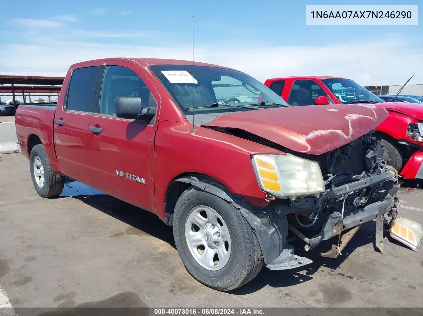 1N6AA07AX7N246290 2007 Nissan Titan Xe