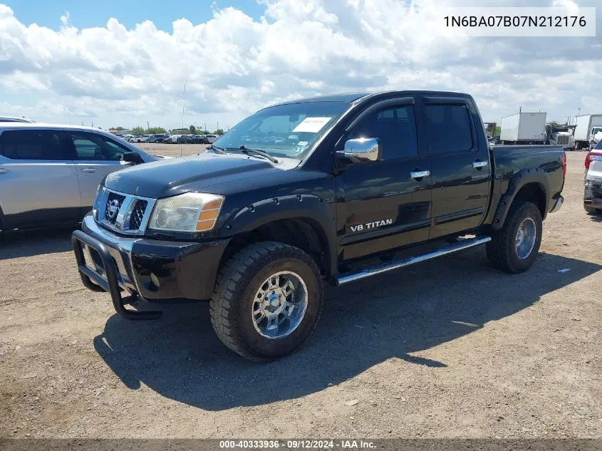 1N6BA07B07N212176 2007 Nissan Titan Se